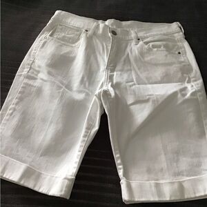 Levi's White Women's Bermuda Shorts